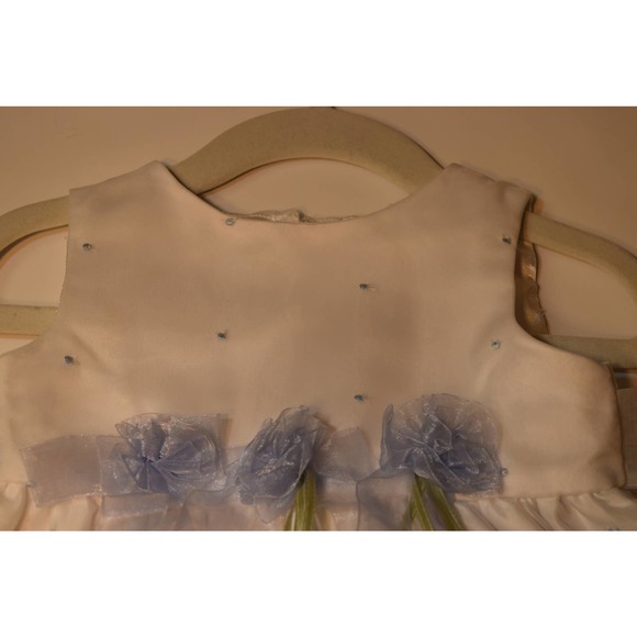 Cinderella Special Occasion Dress Size 18mo in White w/‎ Floral Embroidery - Picture 4 of 8